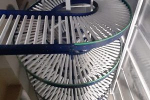 Spiral conveyors